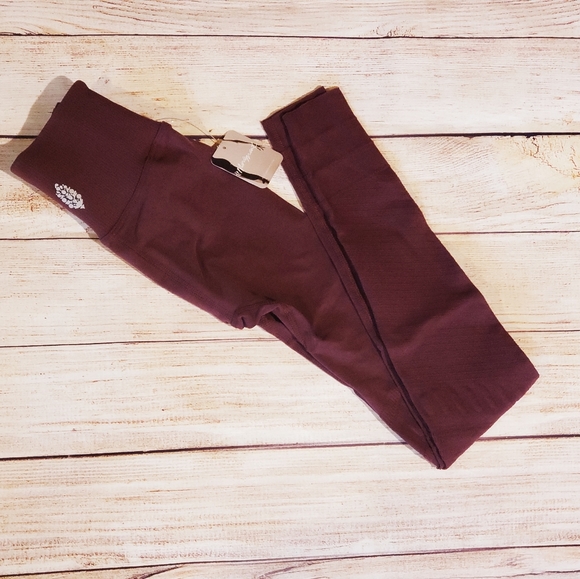 Free People Gone Adrift Legging Purple New - Picture 2 of 4